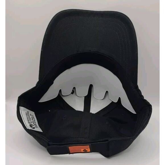 Whitetails Unlimited Strapback Baseball Cap Black Patch Embroidered NEW NWOT‎ - Picture 6 of 7